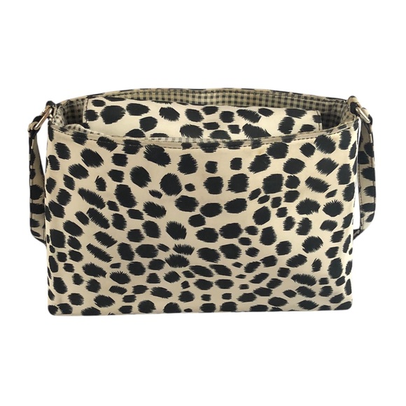 PURSE - Women's Black and White Dalmatian Print Water Resistant Bag - Picture 2 of 16